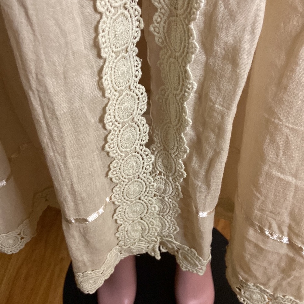 Chic Cream Halter Maxi Dress - Picture 4 of 8